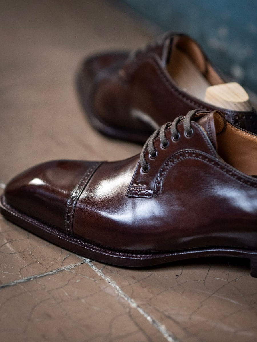 Handmade Genuine Leather Lace-up Shoes