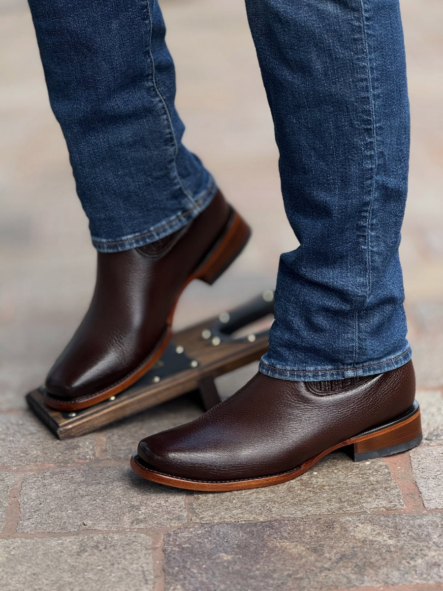 Vintage Handmade Leather Ankle Boots