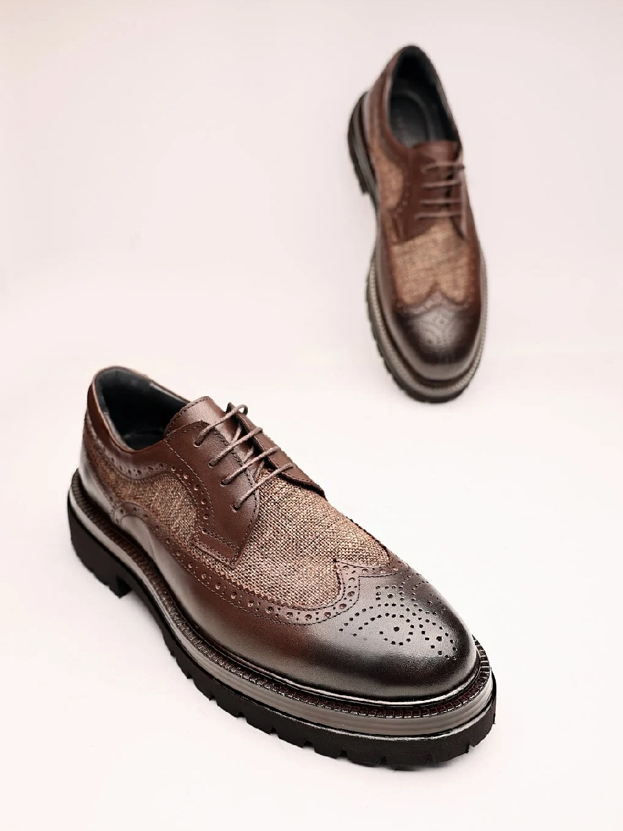 Colorblock Casual Business Leather Shoes