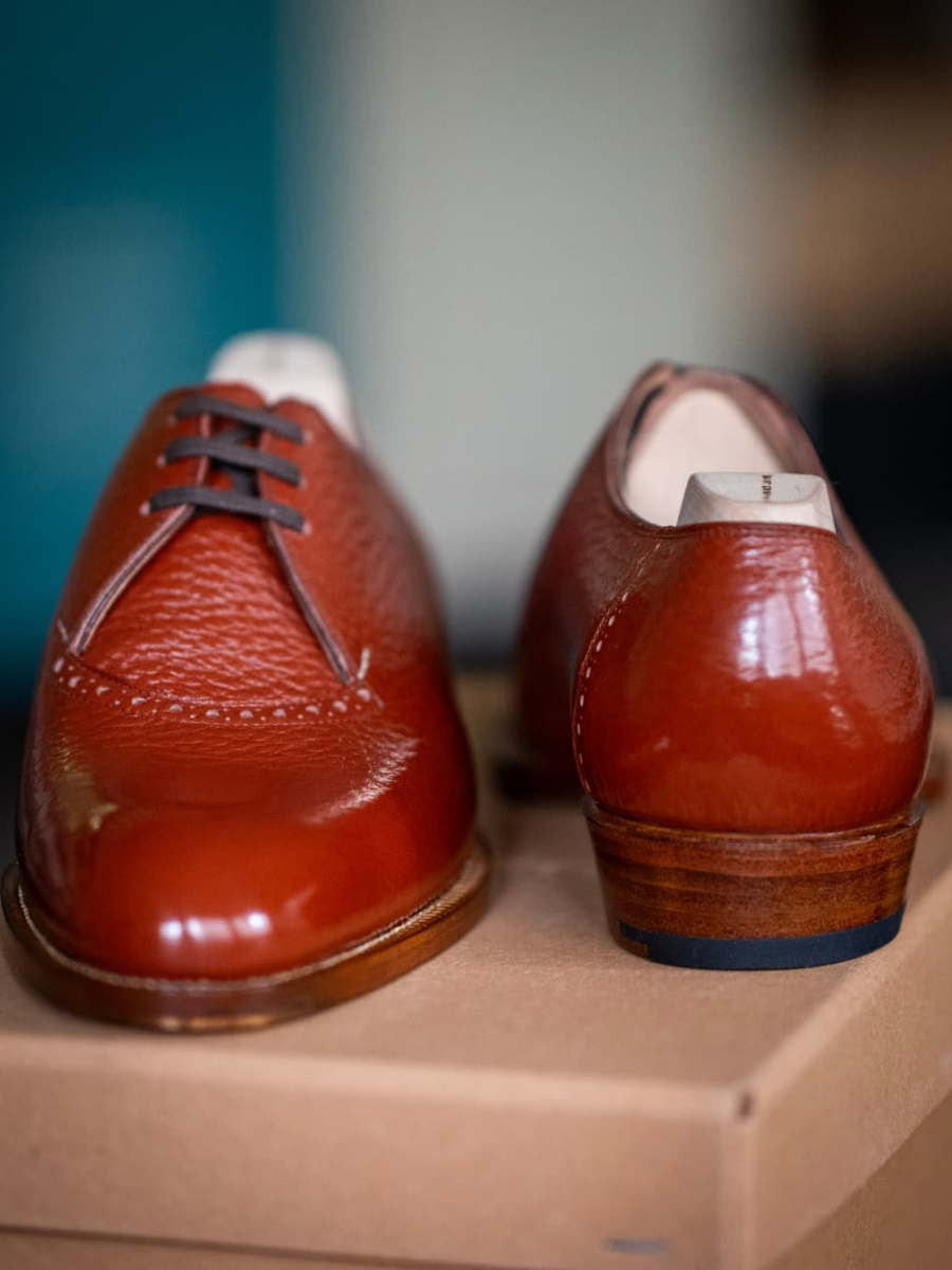 Carved Casual Leather Shoes