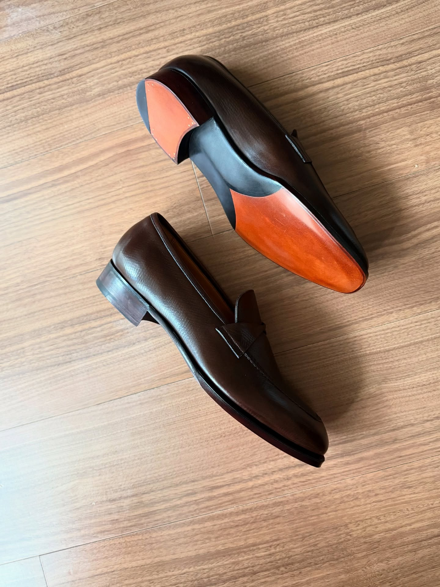 Casual Pointed Slip-on Leather Shoes