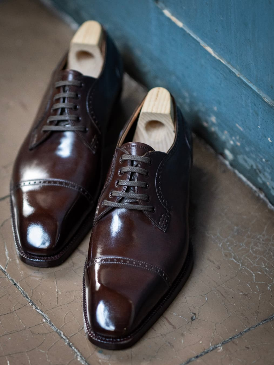 Handmade Genuine Leather Lace-up Shoes