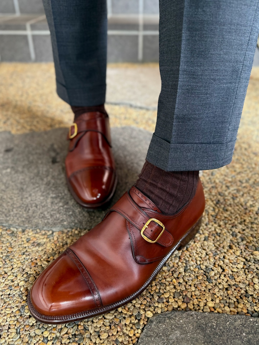 Vintage Buckle Business Formal Leather Shoes