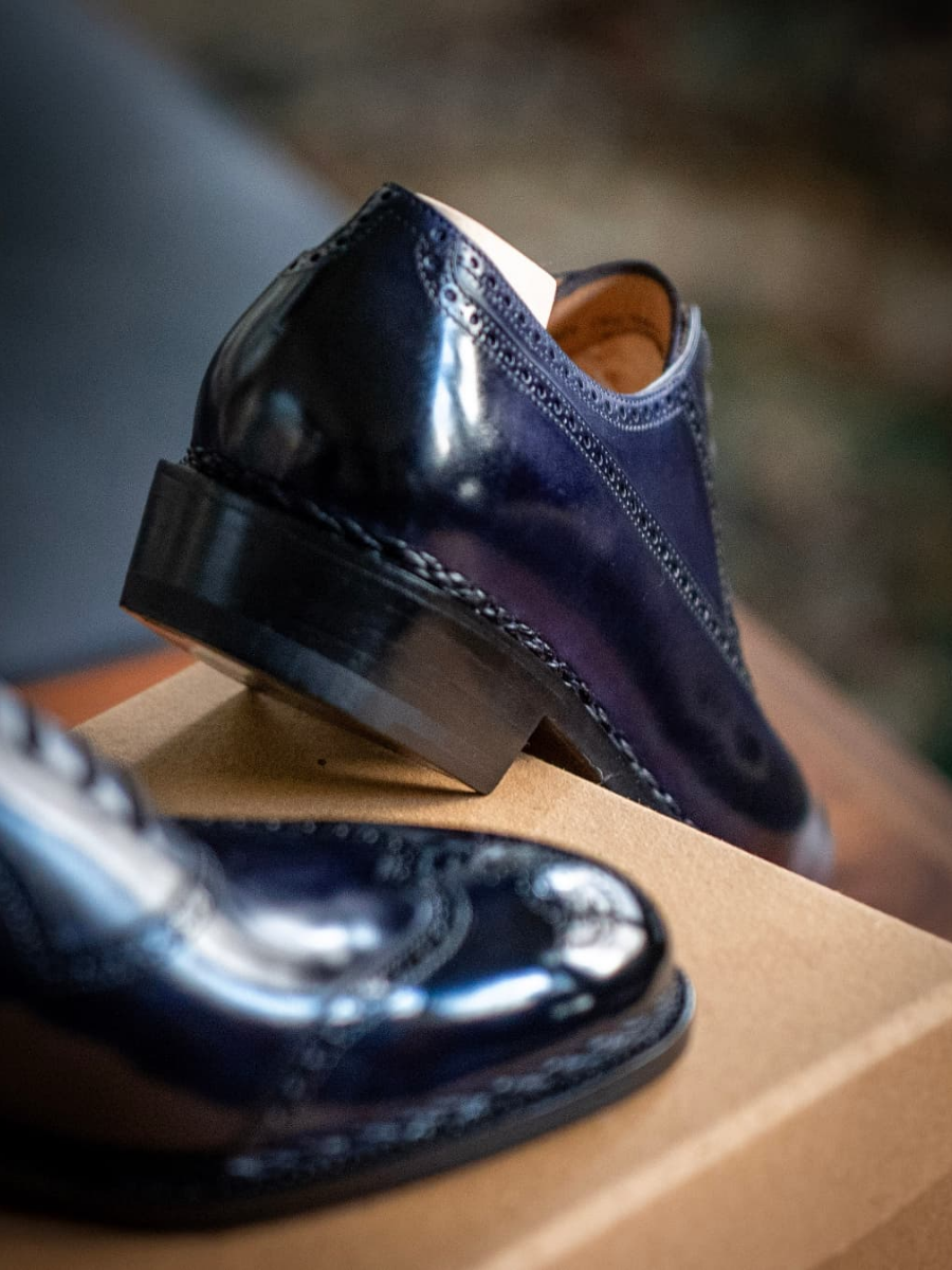 Brogue Carved All-match Genuine Leather Shoes