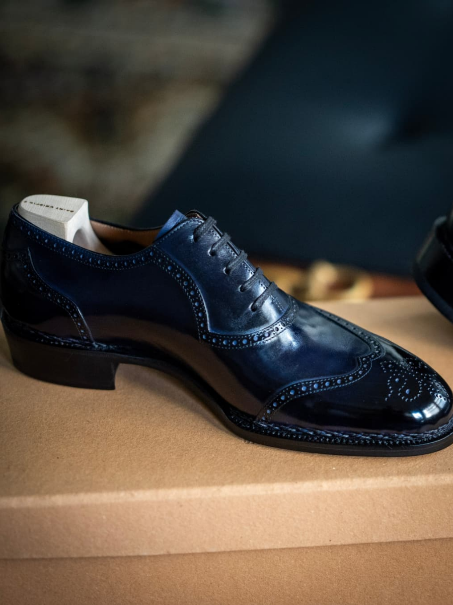 Brogue Carved All-match Genuine Leather Shoes