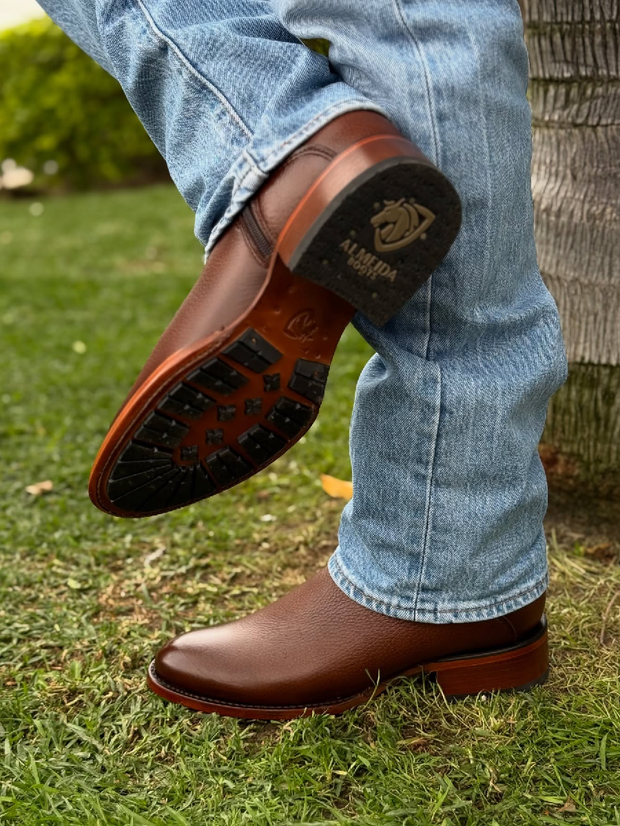 Pointed Toe Men's Casual Riding Boots