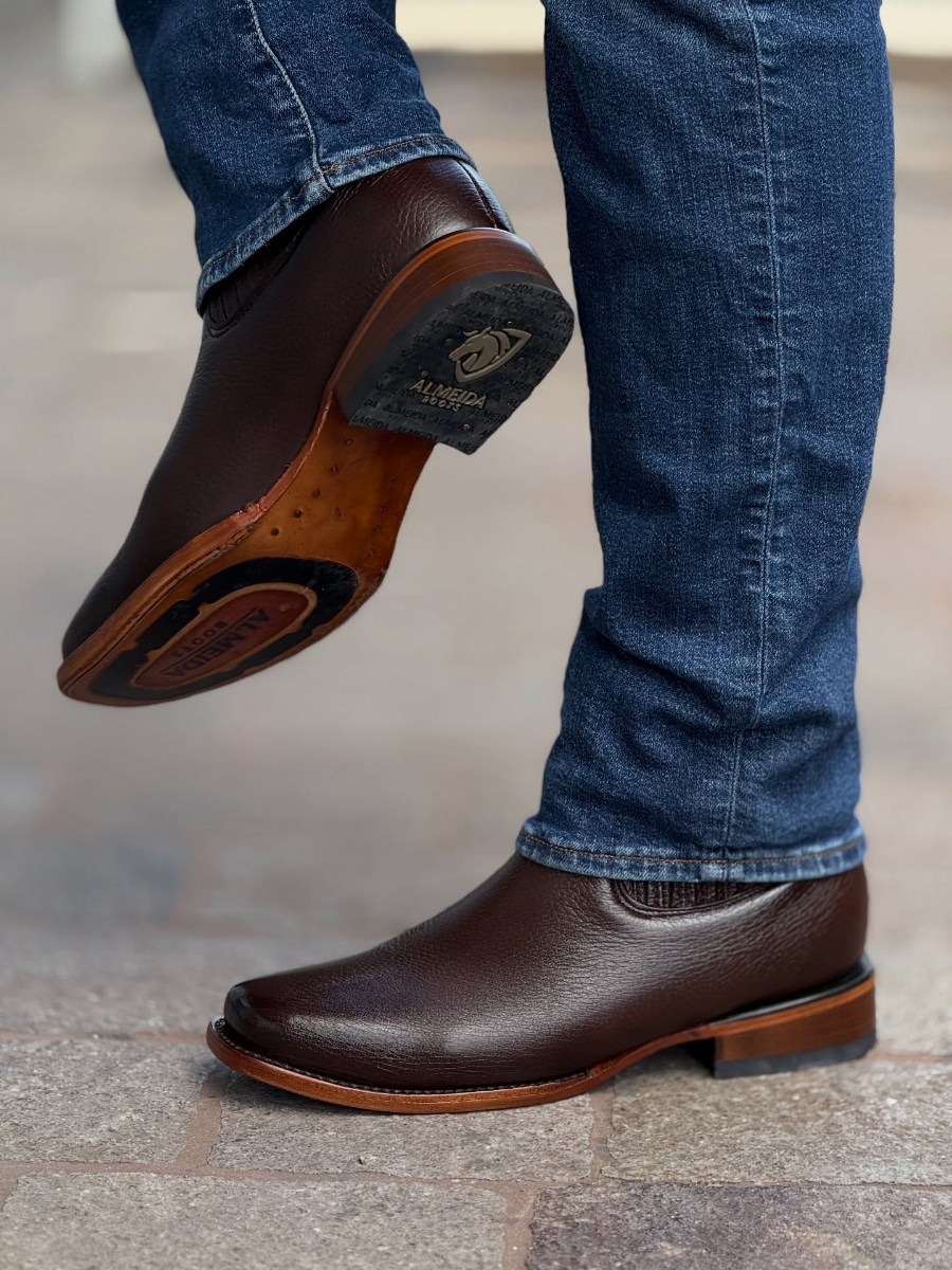 Vintage Handmade Leather Ankle Boots