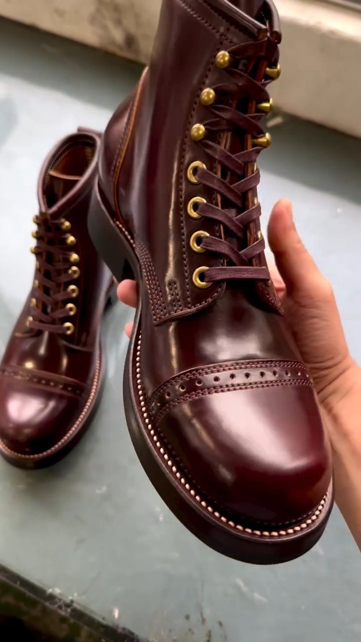 Vintage Leather Desert Outdoor Martin Boots