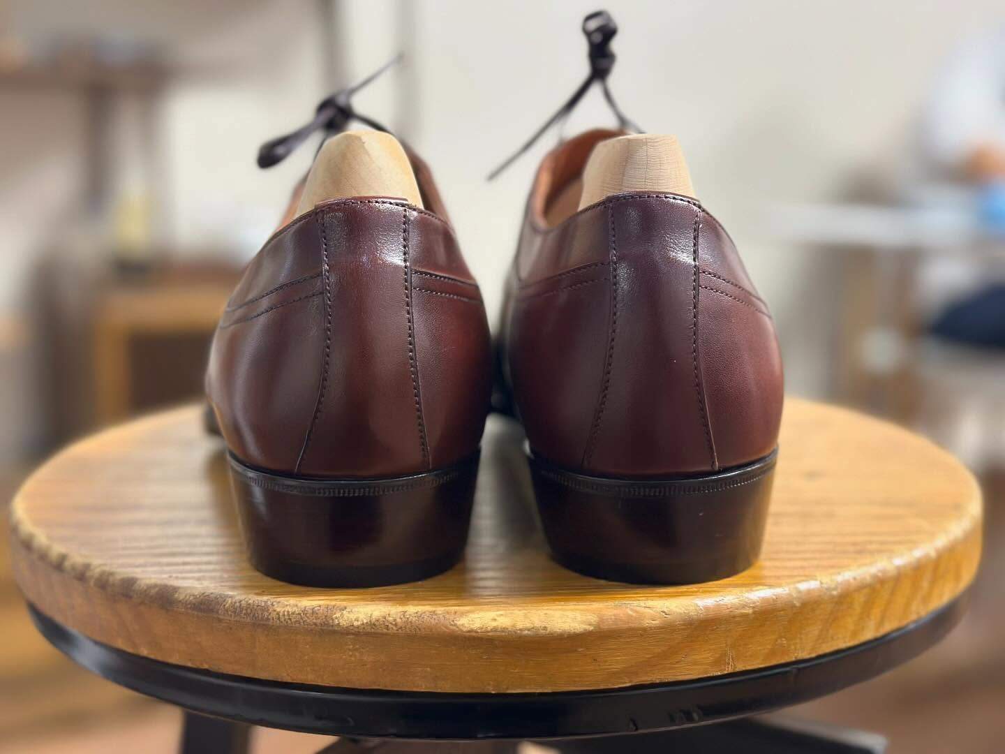 Italian Norwegian Stitched Low-top Cowhide Genuine Leather Shoes