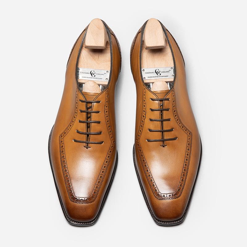 Handmade Men's Leather Shoes Business Formal Oxford Shoes