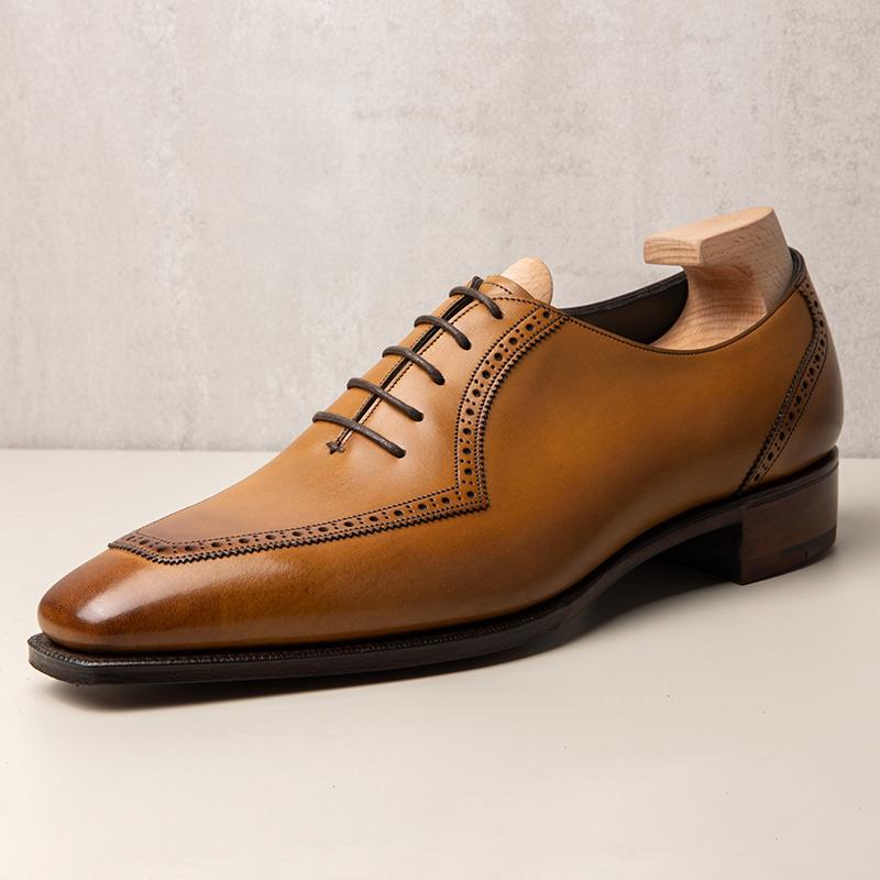 Handmade Men's Leather Shoes Business Formal Oxford Shoes