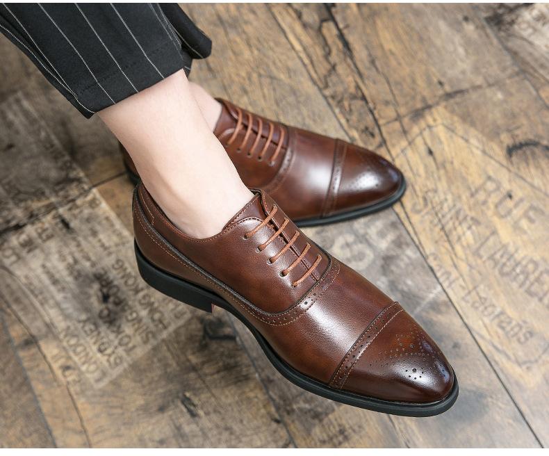 New Pointed Toe Casual Leather Shoes