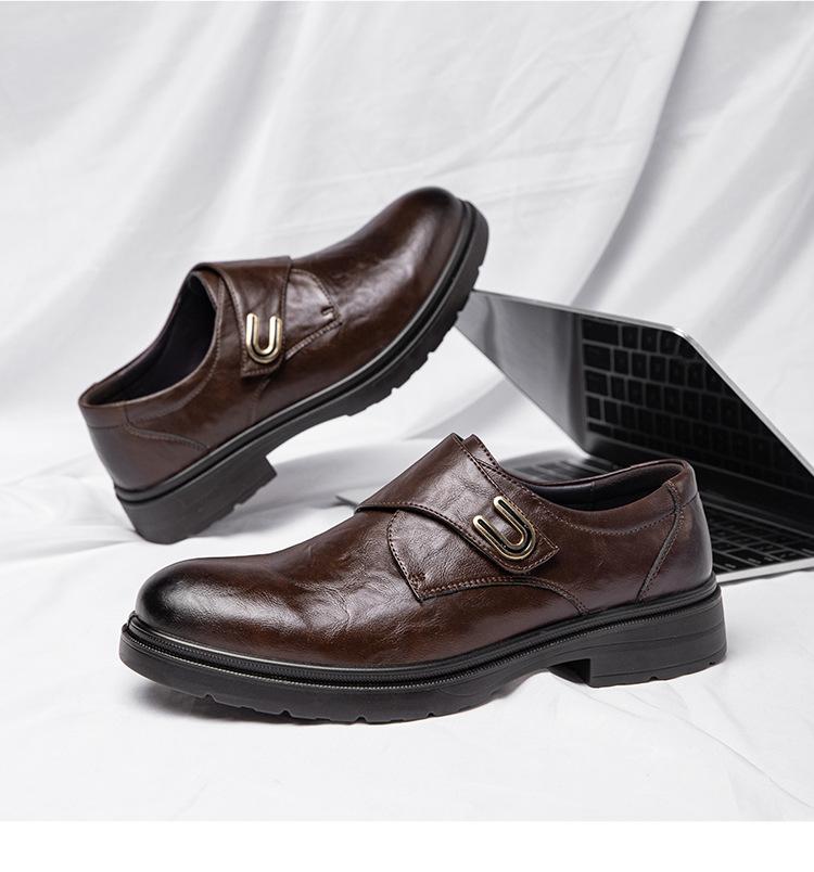 Genuine Leather Retro Slip-on Casual Leather Shoes