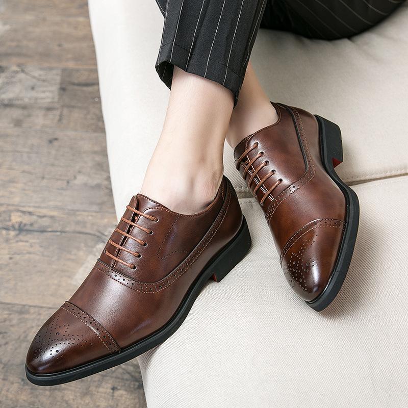 New Pointed Toe Casual Leather Shoes