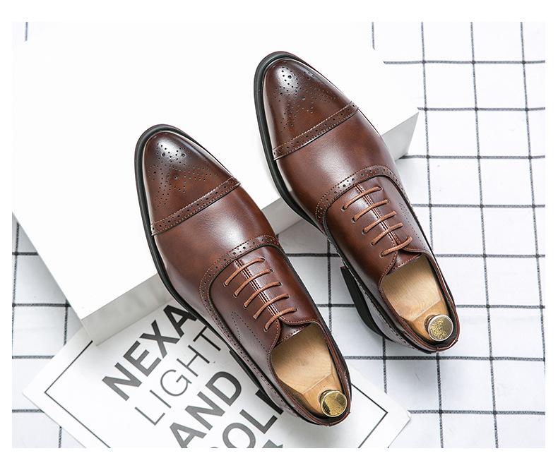 New Pointed Toe Casual Leather Shoes