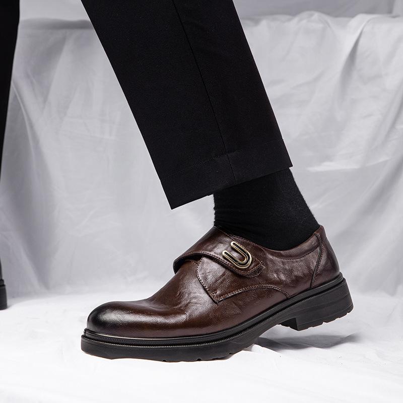 Genuine Leather Retro Slip-on Casual Leather Shoes