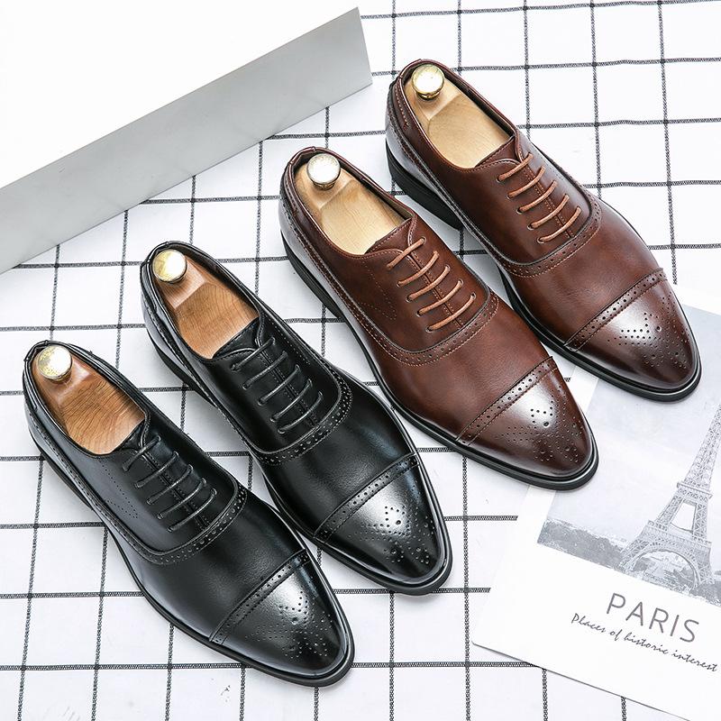 New Pointed Toe Casual Leather Shoes