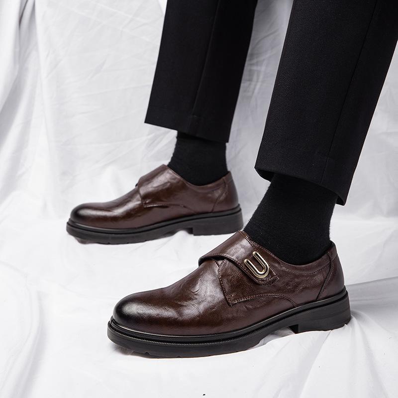 Genuine Leather Retro Slip-on Casual Leather Shoes