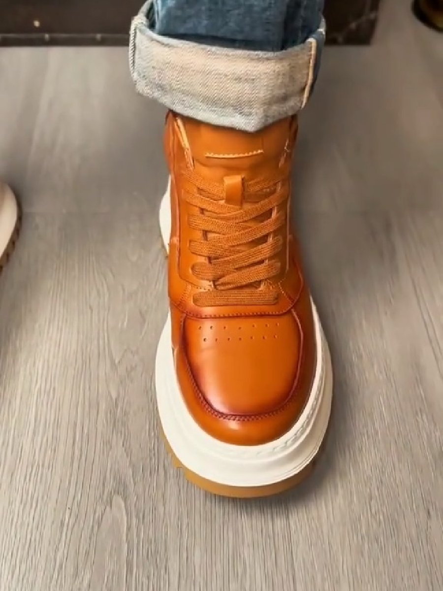 Men's Low TopSneakers Retro Handmade Martin Shoes