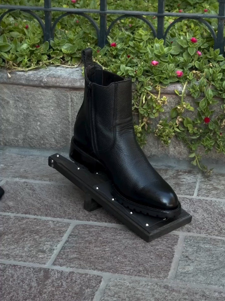 High Top Casual Shoes Martin Boots Leather Shoes