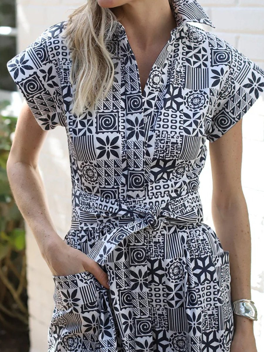 Batik Patchwork Dress