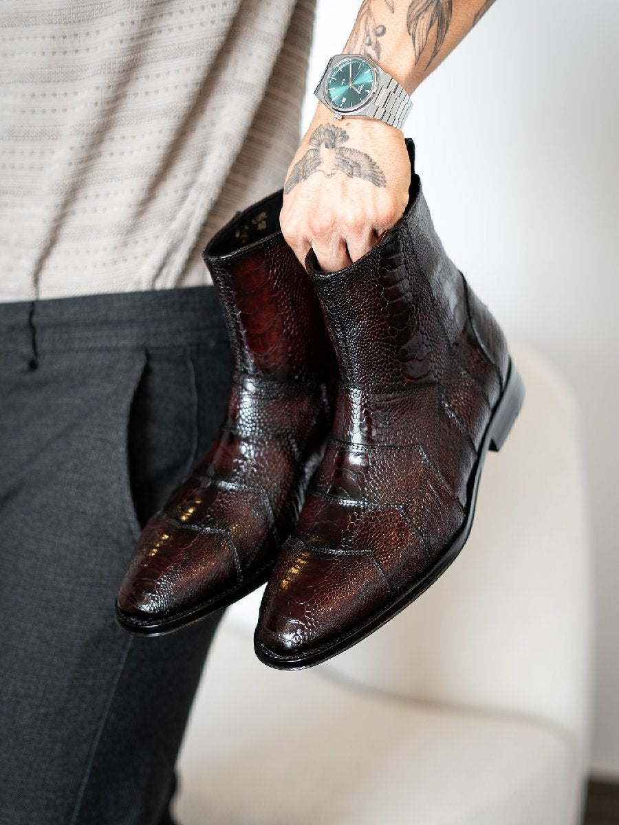 Men's High Top Formal Business Leather Boots