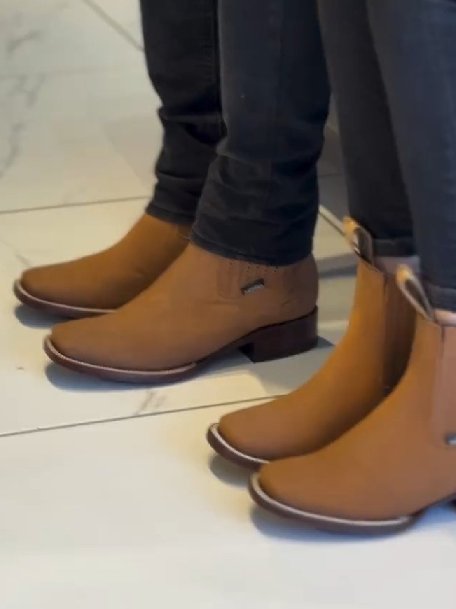 Men's Chelsea Boots Square Toe Large Size Martin Boots