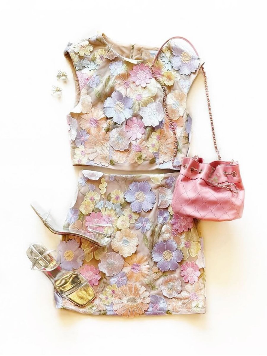 SS24 Happy Flowers 2pc Set