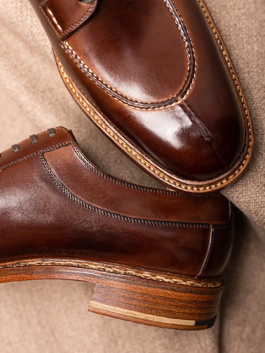 Italian Low-top Handmade Leather Shoes