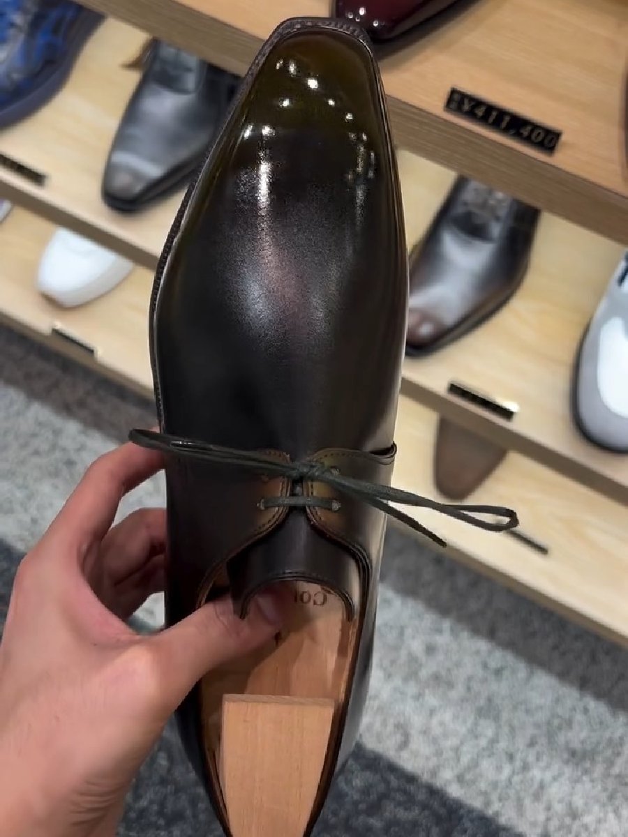 Handmade Low-top Lace-up Shoes