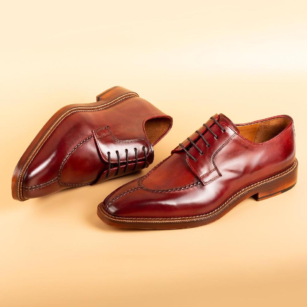 Vintage Genuine Leather Cowhide Handmade Men's Formal Shoes Oxford Shoes