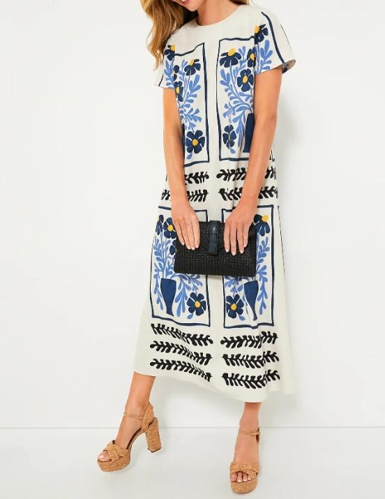 Floral SS24 Casual T-shirt Dress