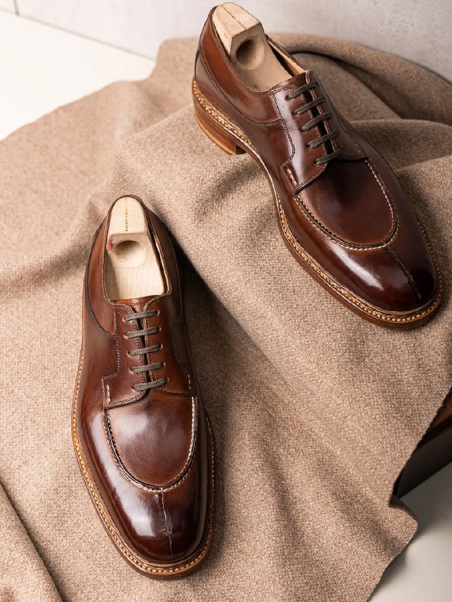 Italian Low-top Handmade Leather Shoes