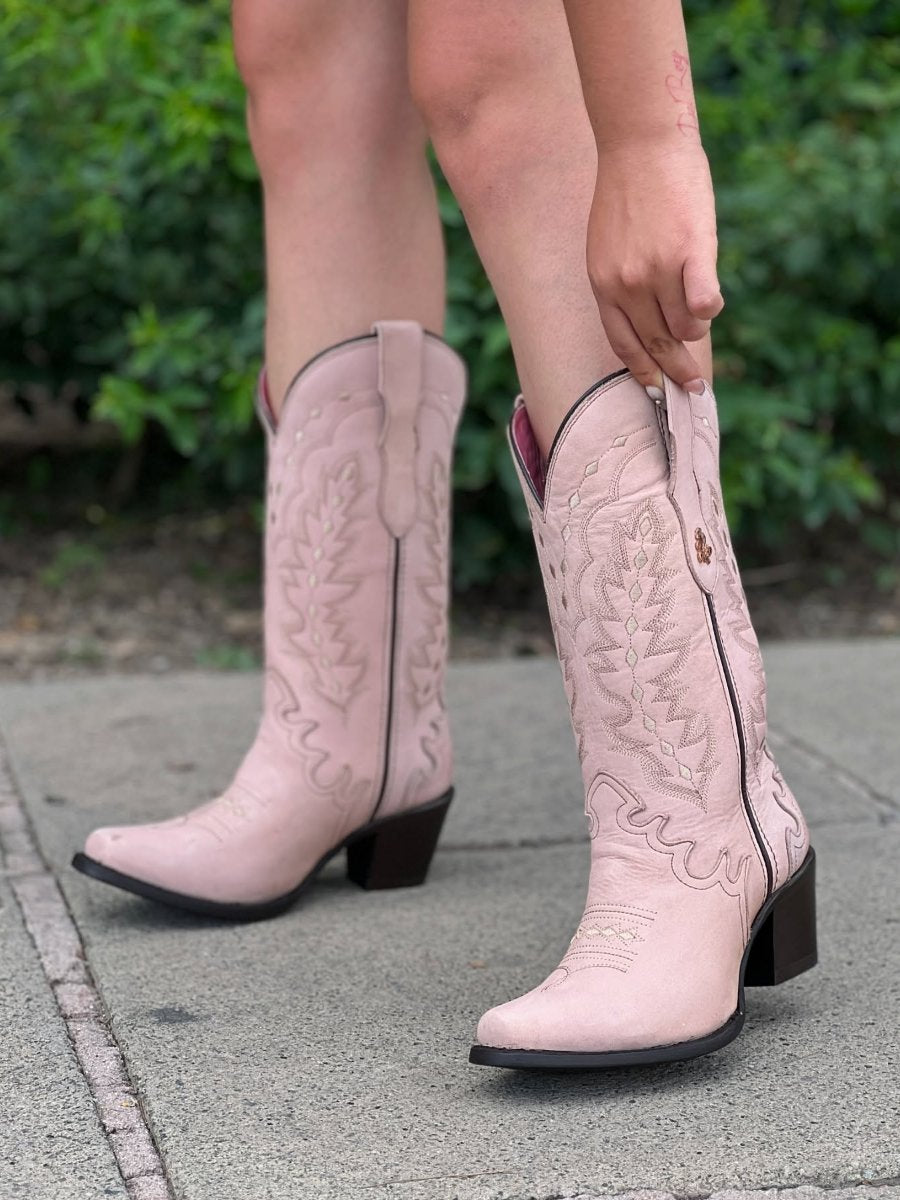 Chunky Heel high-top Cowboy Boots