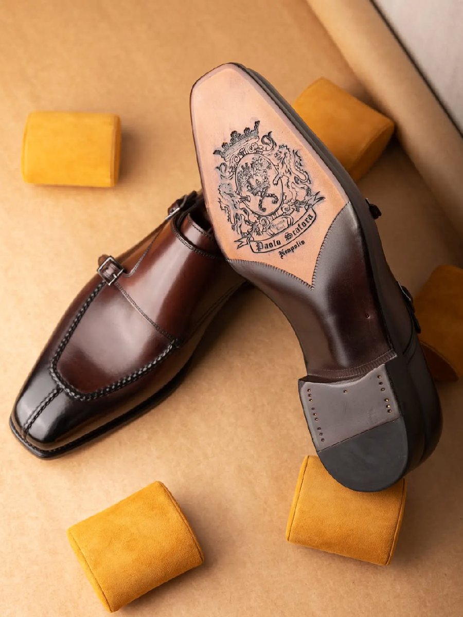 Retro Buckle Business Formal Casual Leather Shoes