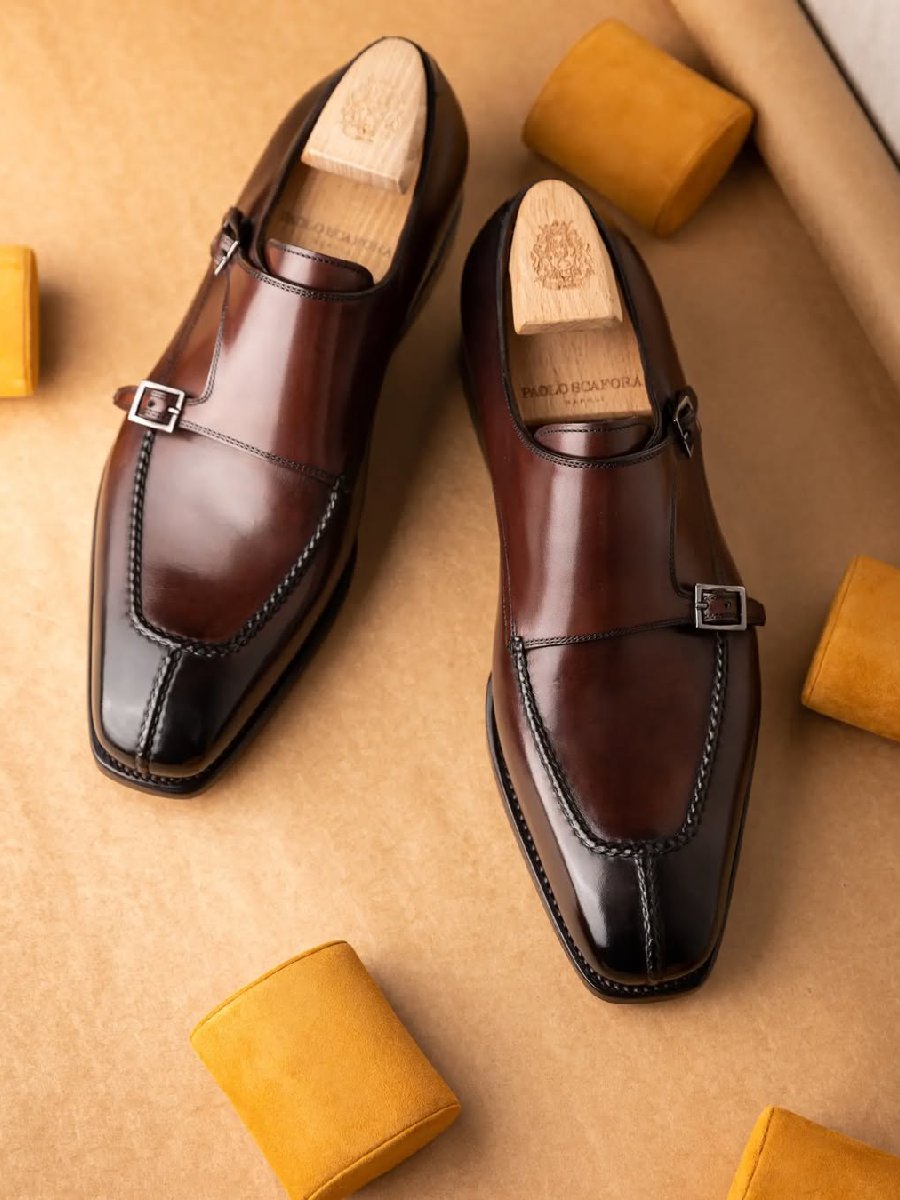 Retro Buckle Business Formal Casual Leather Shoes