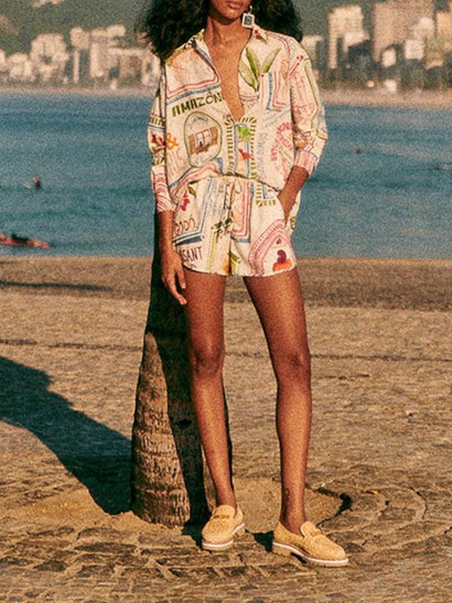 Summer Printed Vacation Set