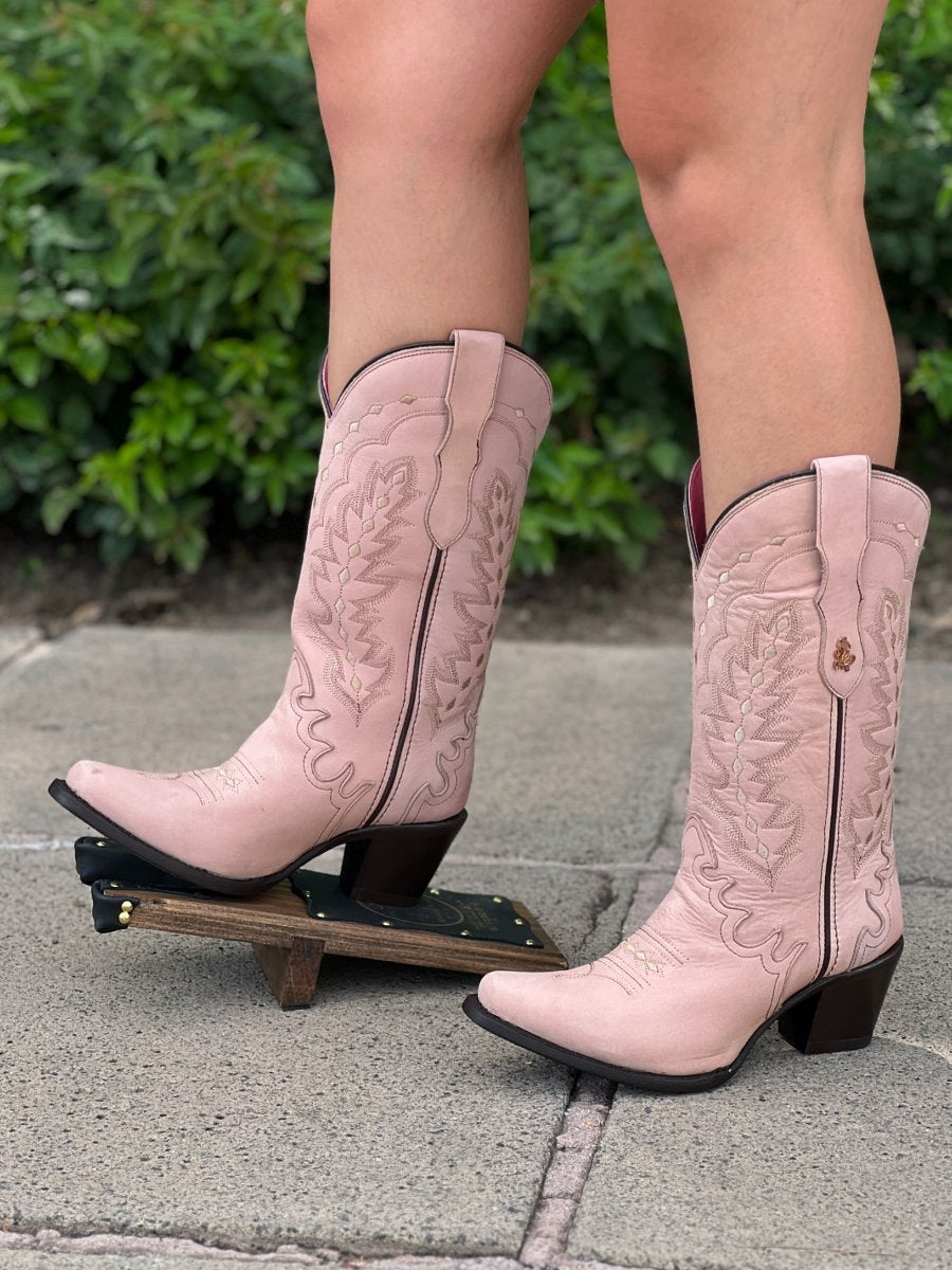 Chunky Heel high-top Cowboy Boots