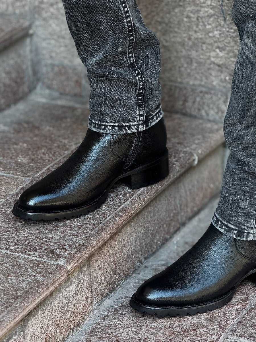 High Top Casual Shoes Martin Boots Leather Shoes