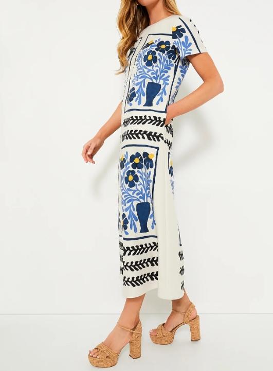 Floral SS24 Casual T-shirt Dress
