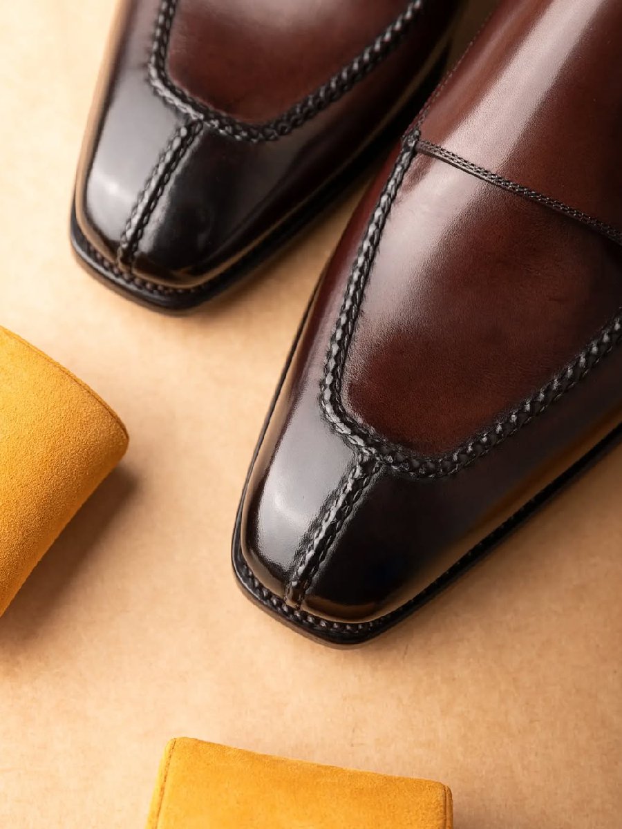 Retro Buckle Business Formal Casual Leather Shoes