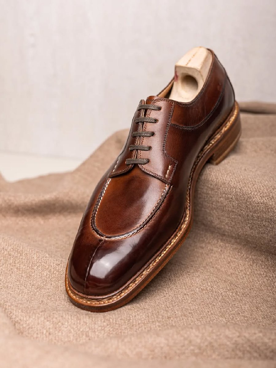 Italian Low-top Handmade Leather Shoes