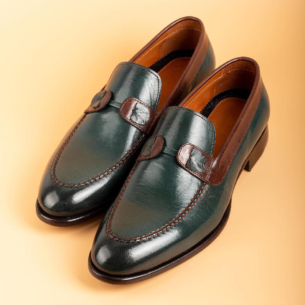 Handmade Loafers Trendy Cowhide Leather Men's Shoes