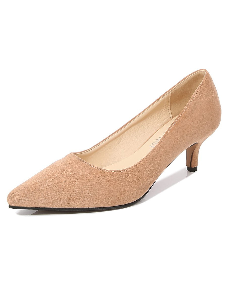 Stiletto Professional Suede Black Pointed High Heels