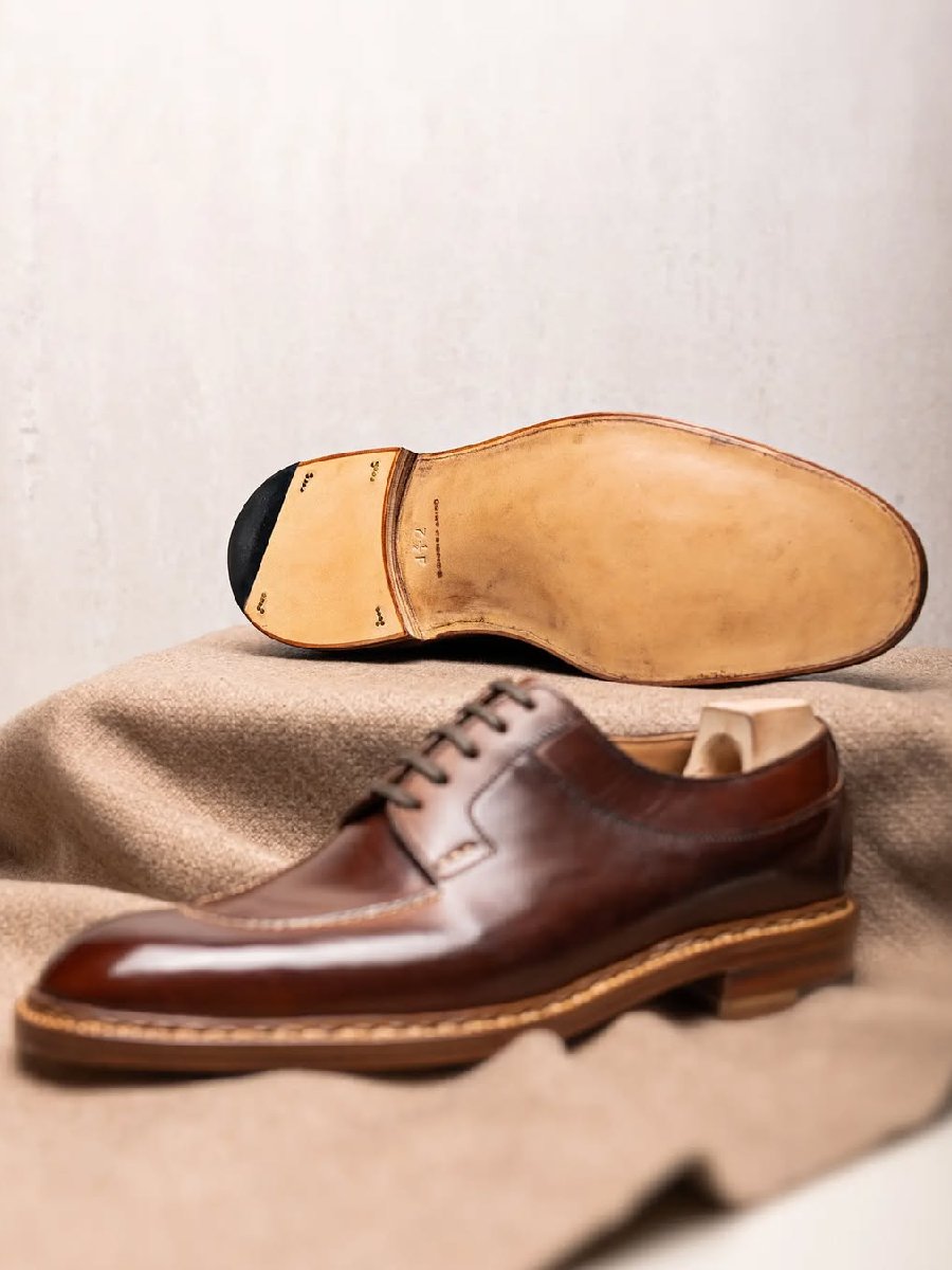 Italian Low-top Handmade Leather Shoes