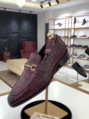 Men's Stone Pattern Slip-on Shoes