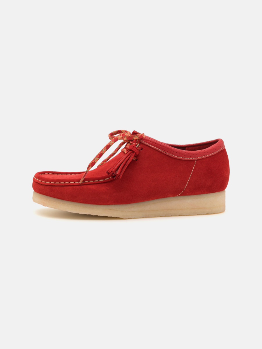 Clarks Originals WALLABEE - Casual lace-ups - red