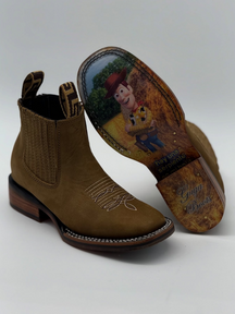 Embroidered Chelsea Martin Boots