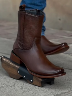 Genuine Leather Handmade Deerskin Western Boots