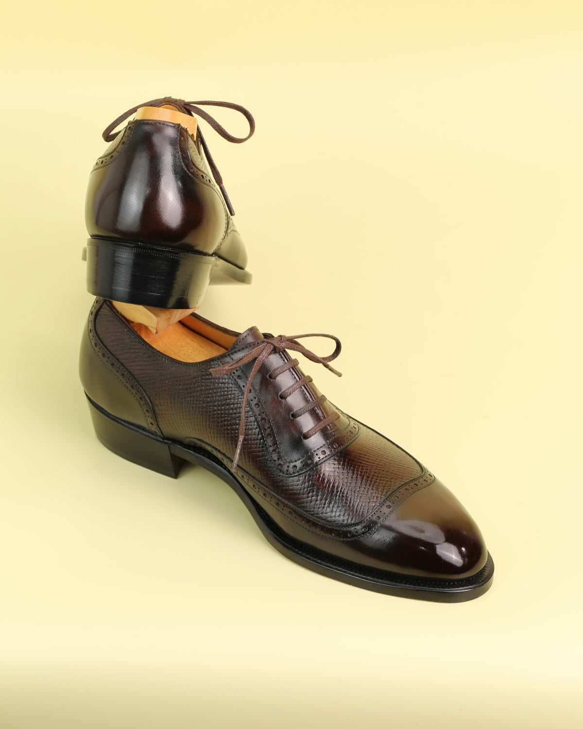 Dark Brown Vintage Leather Shoes